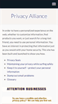 Mobile Screenshot of privacyalliance.org